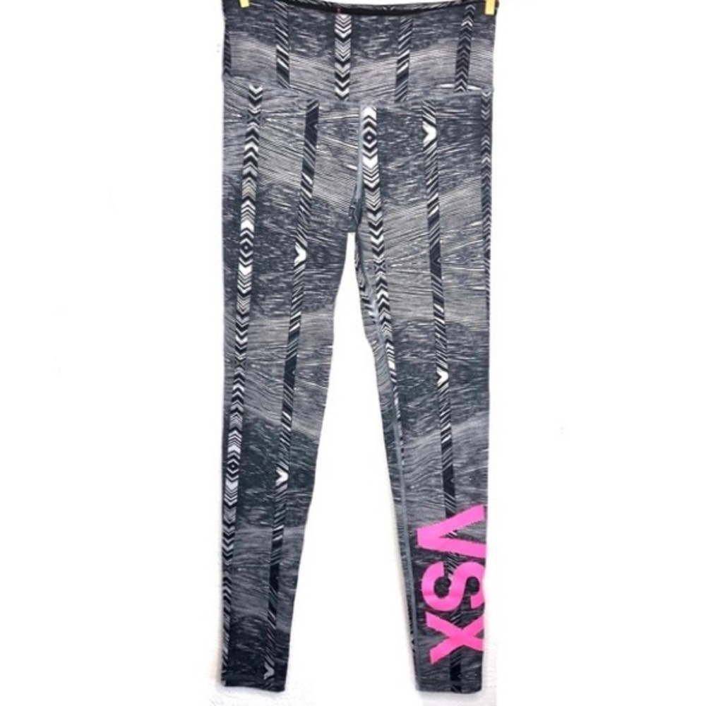 Victoria’s Secret Sport VSX Knockout Legging Tight High waist Aztec Grey Print S